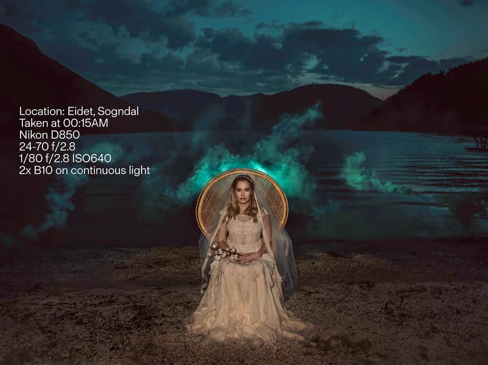 Photo from the article “Frøydis Geithus Pairs Up The Profoto B10 And Infinite Color Panel”