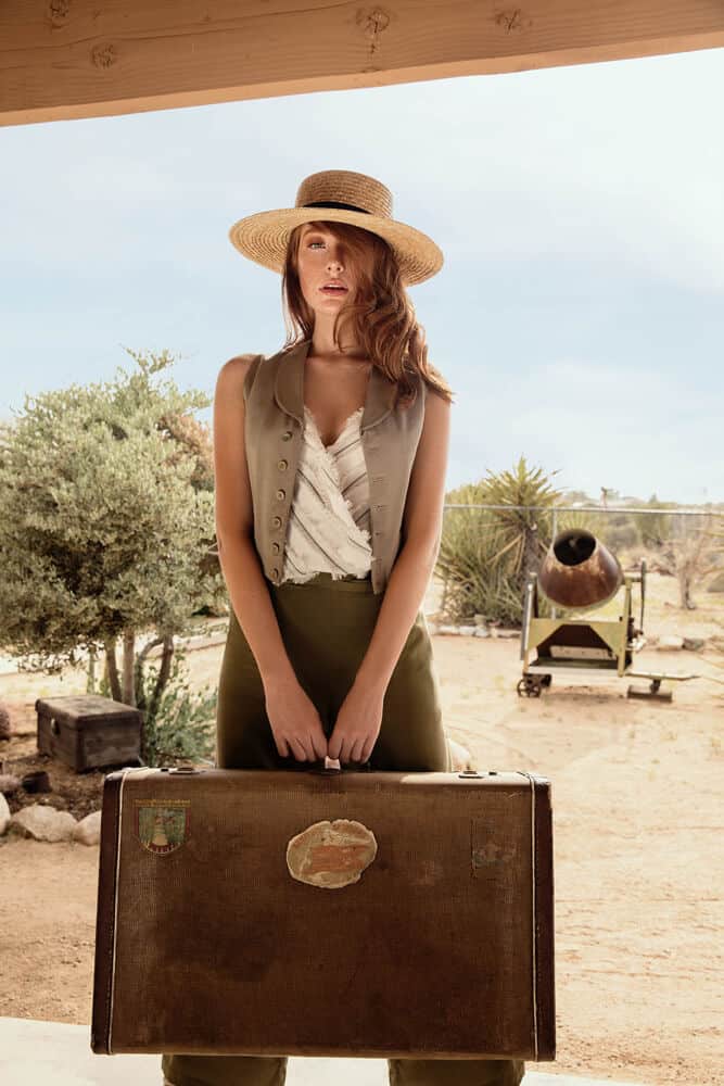Photo from the article “Anja Ekstrøm’s Desert Inspired Fashion Shoot Flourishes”