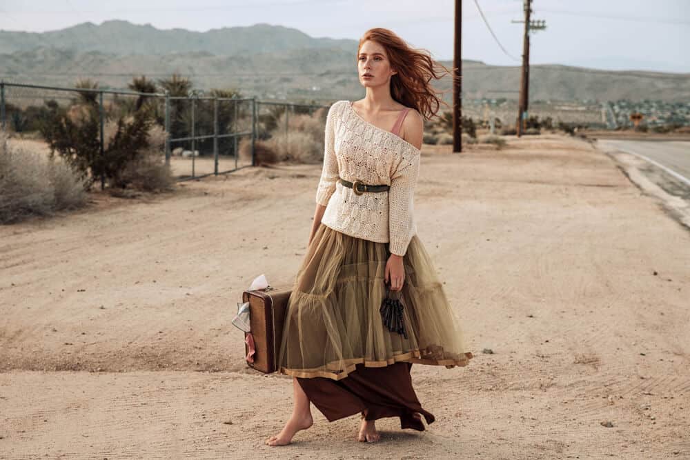 Photo from the article “Anja Ekstrøm’s Desert Inspired Fashion Shoot Flourishes”