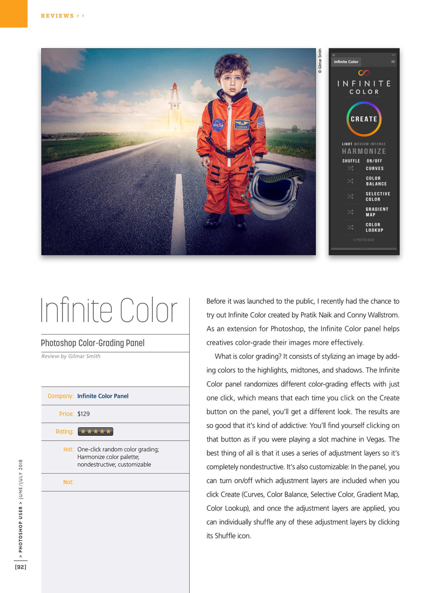 Infinite Color is Featured in User Magazine Infinite Tools